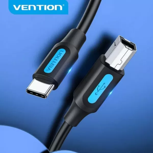 CABLE USB-C 2.0 A USB-B PARA IMPRESORA 1,5 METRO VENTION