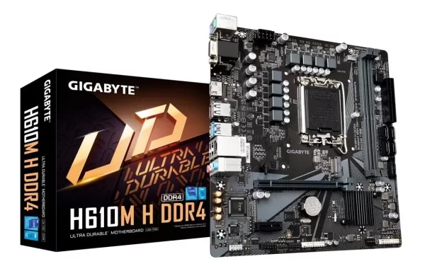 MOTHERBOARD GIGABYTE S1700 H610M K DDR4 BOX M-ATX